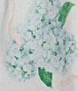 8 Oak Lane Sleeveless Tie Top Woven Hydrangea Ribbon Print Shorty Pajama Set, Color:Blue Hydrangea Ribbons - Image 3