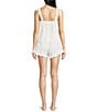 8 Oak Lane Sleeveless Tie Top Woven Striped Shorty Pajama Set, Color:White Stripe - Image 2