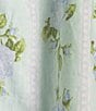 8 Oak Lane Sleeveless Tie Top Woven Vintage Rose Print Shorty Pajama Set, Color:Multi - Image 3