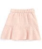 Color:Soft Pink - Image 1 - Big Girls 7-16 A-Line Boucle Mini Skirt