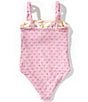 A Loves A Big Girls Reversible Bandeau One-Piece Swimsuit, Color:Traditional Bloom - Image 4
