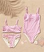 A Loves A Big Girls Reversible Bandeau One-Piece Swimsuit, Color:Traditional Bloom - Image 6