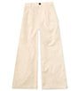 Color:Oat - Image 1 - Big Girls 7-16 Linen Blend Trouser Pants