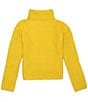 Color:Citron - Image 2 - Big Girls 7-16 Long Sleeve Funnel Neck Sweater
