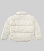 Color:Winter White - Image 2 - Big Girls 7-16 Puffer Jacket with Faux Fur Collar