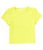 Color:Pistachio - Image 1 - Big Girls 7-16 Short Sleeve Crew Neck T-Shirt