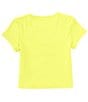 Color:Pistachio - Image 2 - Big Girls 7-16 Short Sleeve Crew Neck T-Shirt