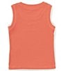 Color:Rose Coral - Image 2 - Big Girls 7-16 Sleeveless Ribbed Tank Top