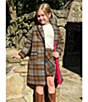 Color:Camel - Image 3 - Big Girls 7-16 Wrap Mini Skirt