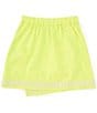Color:Pistachio - Image 2 - Big Girls 7-16 Wrap Mini Skirt
