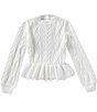 A Loves A Big Girls Peplum Sweater - Image 1