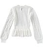 A Loves A Big Girls Peplum Sweater - Image 2