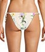 A Loves A Botanical Frames Reversible Shell Stitch Detail Tie Side Swim Bottom - Image 2
