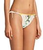 A Loves A Botanical Frames Reversible Shell Stitch Detail Tie Side Swim Bottom - Image 3