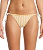 A Loves A Botanical Frames Reversible Shell Stitch Detail Triangle Swim Top & Shell Stitch Detail Tie Side Swim Bottom - Image 5