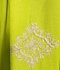 Color:Pistachio - Image 4 - Coordinating High Rise Embroidered Pocketed A-Line Midi Skirt