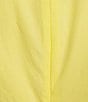 Color:Daffodil - Image 3 - Crew Neck Sleeveless Cutout Poplin A Line Midi Dress