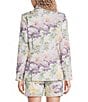 A Loves A Floral Landscape Double Breasted Coordinating Tapestry Blazer - Image 2
