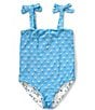 A Loves A Girls Reversible Bandeau One-Piece Swimsuit - Image 2