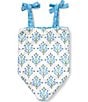 A Loves A Girls Reversible Bandeau One-Piece Swimsuit - Image 3
