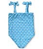 A Loves A Girls Reversible Bandeau One-Piece Swimsuit - Image 4