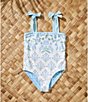 A Loves A Girls Reversible Bandeau One-Piece Swimsuit - Image 5