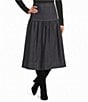 A Loves A High Rise A-Line Coordinating Denim Midi Skirt - Image 1