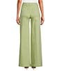 A Loves A High Rise Wide Leg Patch Pocket Utility Jeans, Color:Antique Jade - Image 2
