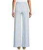 A Loves A High Rise Wide Leg Patch Pocket Utility Jeans, Color:Cloud Blue - Image 2