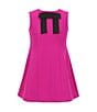 A Loves A Little Girls Bow Detail Dress, Color:Azalea - Image 1