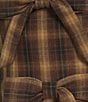 A Loves A Plaid Triple Bow Front Scoop Neck Sleeveless A-Line Mini Dress - Image 3