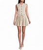 A Loves A Pleated Pull-On Mini Skirt - Image 3