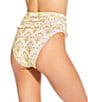 A Loves A Pretty Posey Ruffle High Waisted Swim Bottom, Color:Pretty Posey - Image 2