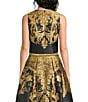 A Loves A Printed Bow Front Scoop Neck Sleeveless Coordinating Top - Image 2
