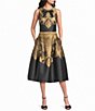 A Loves A Printed Bow Front Scoop Neck Sleeveless Coordinating Top - Image 3