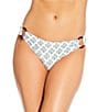 A Loves A Reversible Sunshine Ditzy Ring Hipster Swim Bottom, Color:Sunshine Ditzy - Image 3