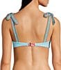 A Loves A Rio Garden Reversible Border Print Tie Shoulder Bandeau Swim Top - Image 5