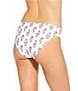 A Loves A Rosebud Reversible High Leg Embroidered Swim Bottom, Color:Rosebud - Image 2