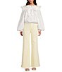 A Loves A Ruffle Off-the-Shoulder Long Balloon Sleeve Bubble Hem Coordinating Top - Image 4