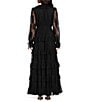 A Loves A Ruffle V-Neck Long Sleeve Lace Tiered Maxi Dress - Image 2