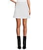 A Loves A Sequin High Rise A-Line Mini Skirt, Color:Winter White - Image 1
