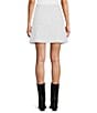 A Loves A Sequin High Rise A-Line Mini Skirt, Color:Winter White - Image 2