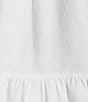 Color:Off White - Image 3 - Split V-Neck Ruffle Cap Sleeve Tiered Poplin Mini Dress