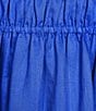 A Loves A Square Neck Sleeveless Spaghetti Strap Smocked Babydoll Mini Dress, Color:Cobalt Blue - Image 3