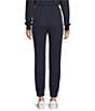 A Loves A Waffle Knit High Rise Full Length Coordinating Jogger Sweatpants, Color:Indigo - Image 2