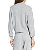 A Loves A Wool Blend V-Neck Long Sleeve Button Front Coordinating Cardigan, Color:Heather Grey - Image 3