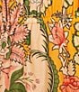 A Loves A Woven Floral Print Spaghetti Strap Smocked Tiered A-Line Babydoll Mini Dress, Color:Sunflower Multi. - Image 3
