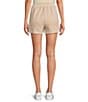 A Loves A Woven High Rise Coordinating Lounge Shorts, Color:Oat - Image 2