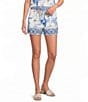 A Loves A Woven Printed Mid Rise Coordinating Shorts - Image 1