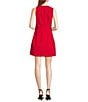 A Loves A Woven Round Neck Sleeveless Bow Front A-Line Mini Dress - Image 2
